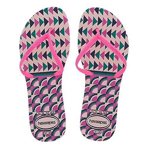Chinelo Flat Mix, Havaianas, Feminino, Rosa Ballet, 39/40