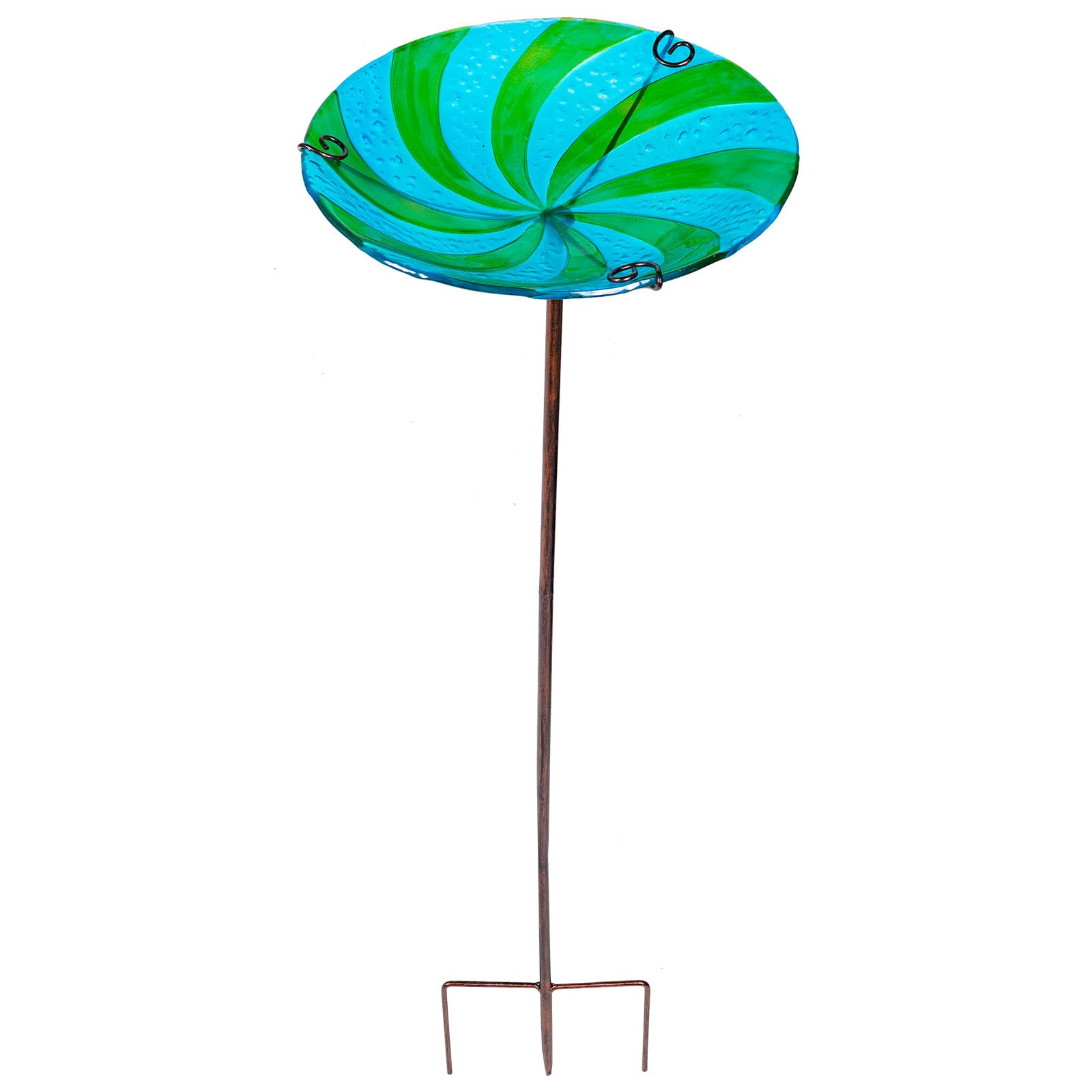 Bassin lavable pour oiseaux de compagnie, mangeoire décorative stable en fer forgé