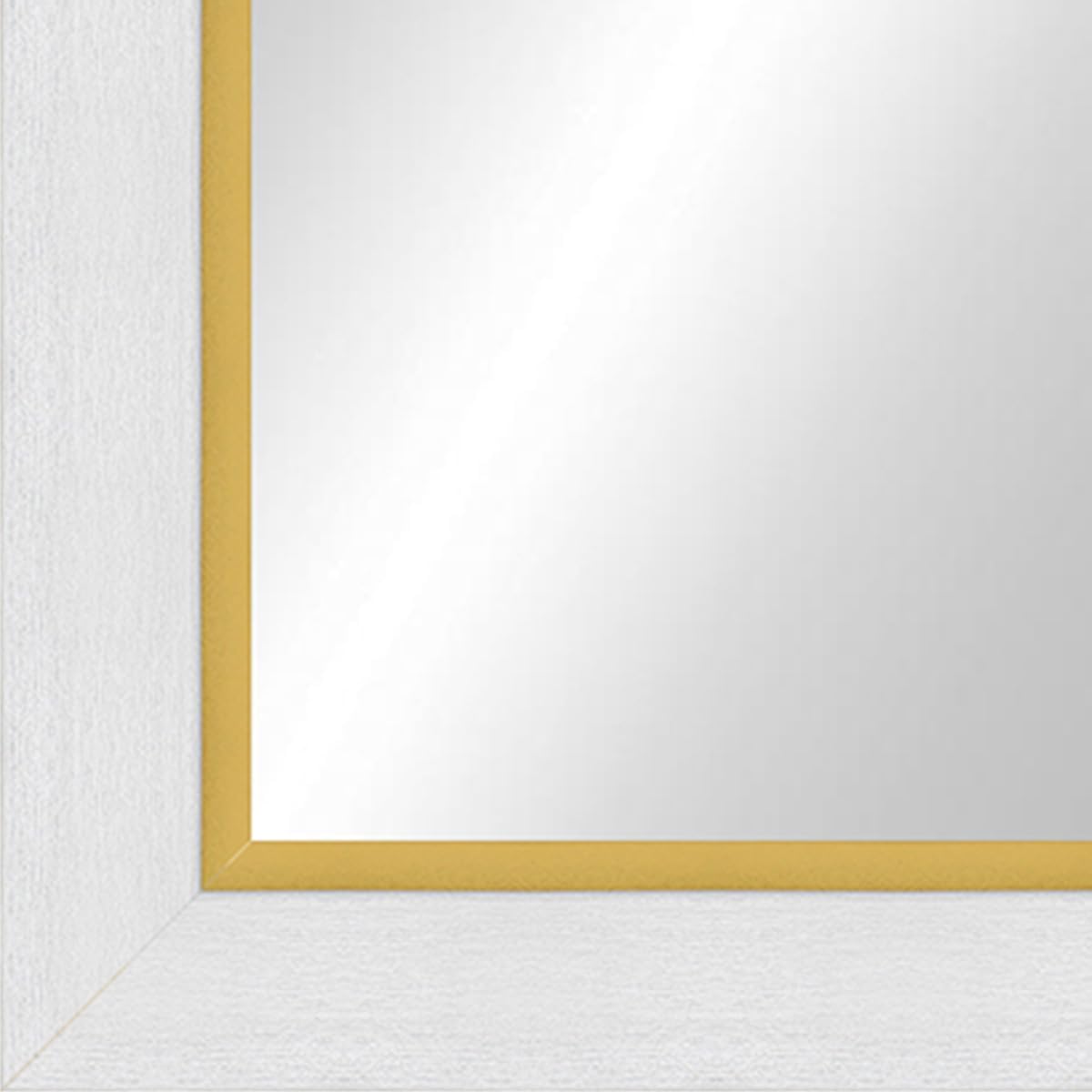 Craig Frames Wall Mirror for Bathroom, Living Room, Vanity, Horizontal or Vertical Wall Hanging, Silver, 22x28 Inch