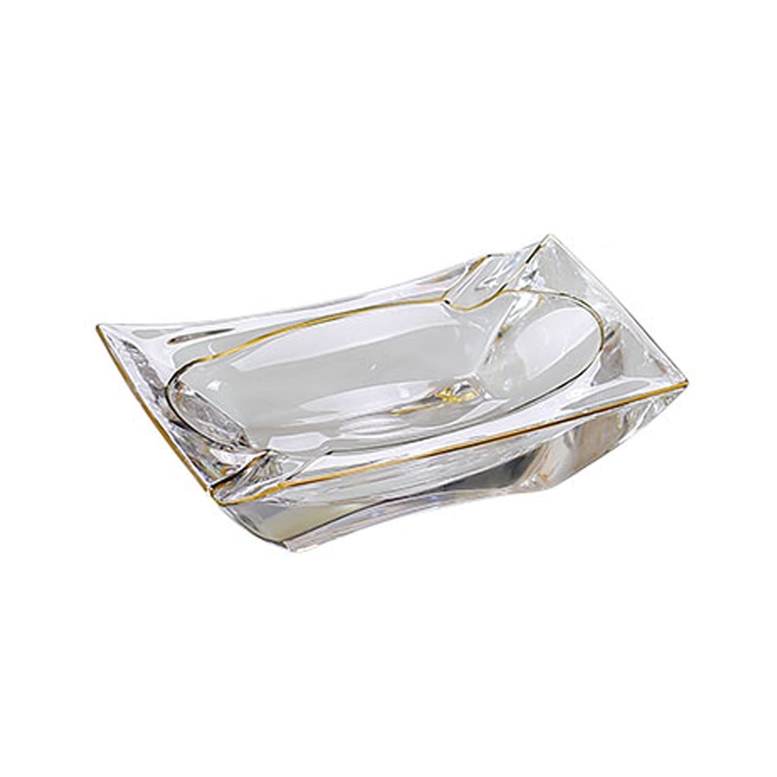 Gthtuhfd Ash Tray Boat Shaped Ashtray Clear Glass Ashtray Home Office Outdoor Glass Ashtray Ashtray For Outside Patio