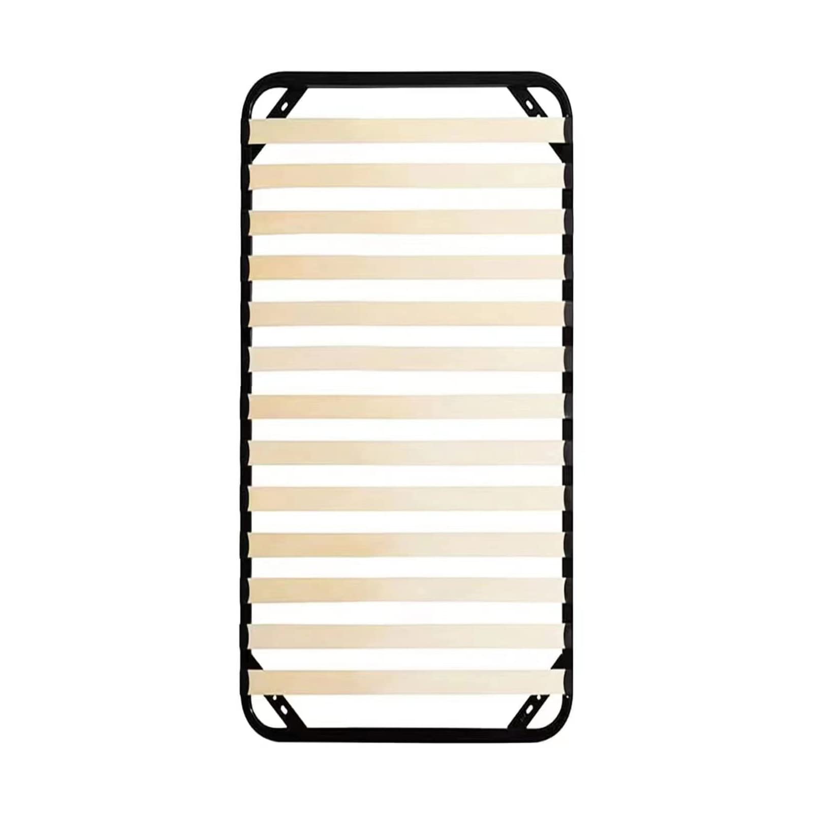 IZTOSS Sommier 90x190cm Sommier à Lattes pour Adulte en Bois(Sommier 90x190-0pied)