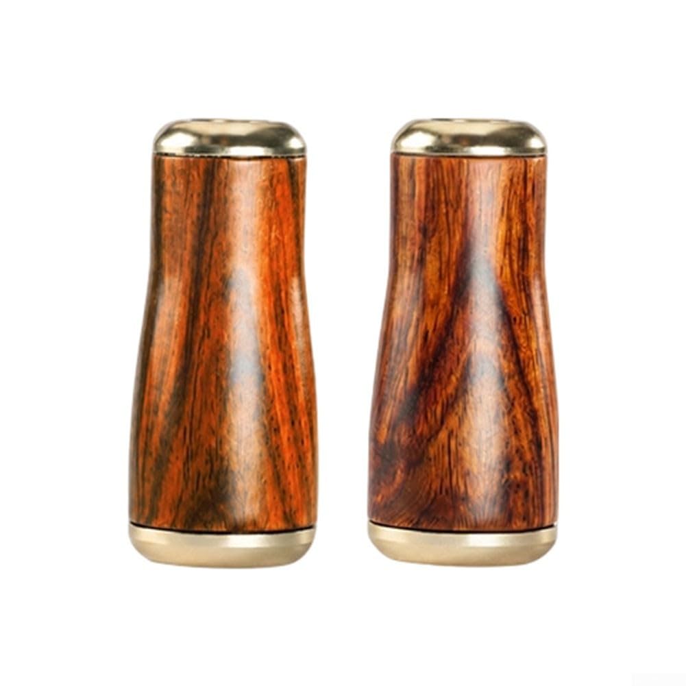 Pomello ergonomico in legno curvo da 16,8 mm, 4 mm | Struttura in radica di palissandro, finitura levigata a mano, tocco delicato sulla pelle, comode giornate lunghe