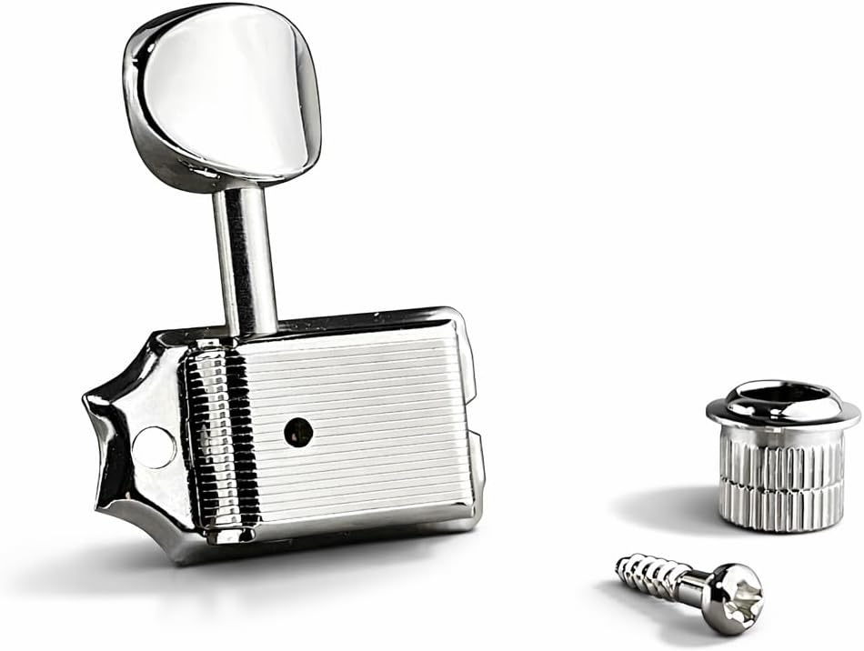 Gotoh Locking Tuners (SD91-MG) 6 In-Line Vintage Style Tuning Pegs Electric and Acoustic Guitar Machine Heads Nickel