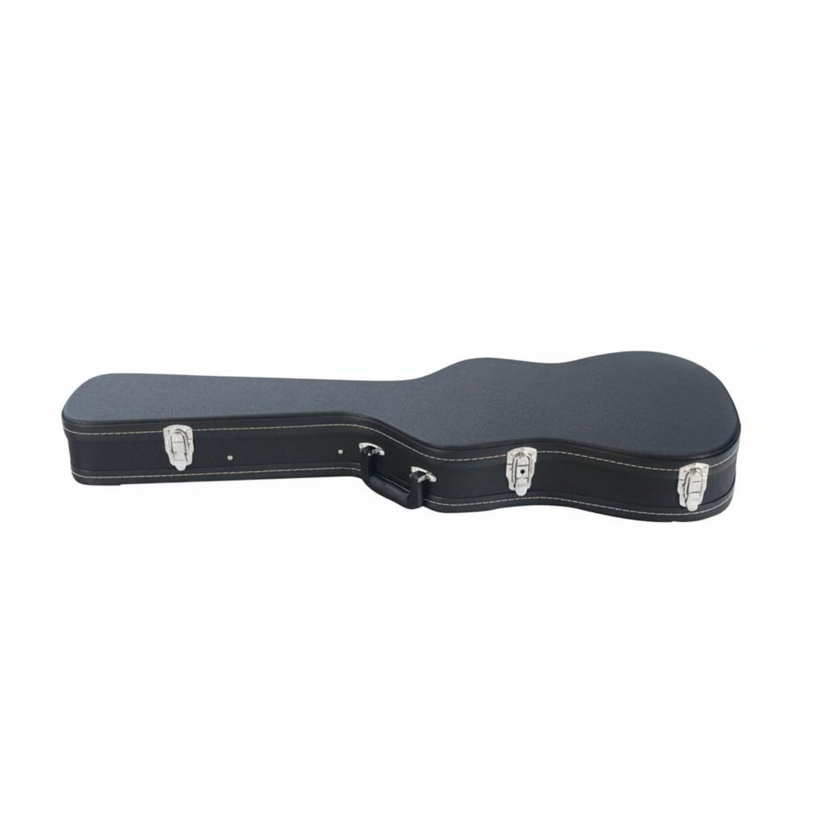 Baoblaze Estuche para Guitarra Eléctrica Duro Acolchado Maletín Funda Caja con Absorción de Impactos y Cierre Seguro Construcción en Madera PU y Metal para, Array, Negro