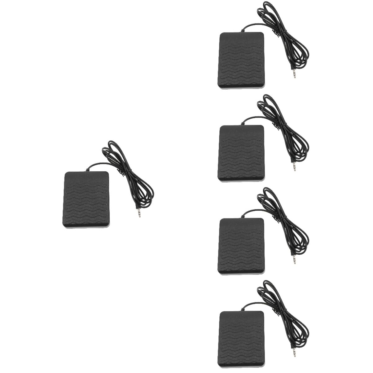 ibasenice 5pezzi Pedale Sostenuto Per Pianoforte Elettrico Accessorio Pratico e Portatile Antiscivolo Compatibile Con Tastiere Midi e Pianoforti Digitali Design Compatto e Leggero