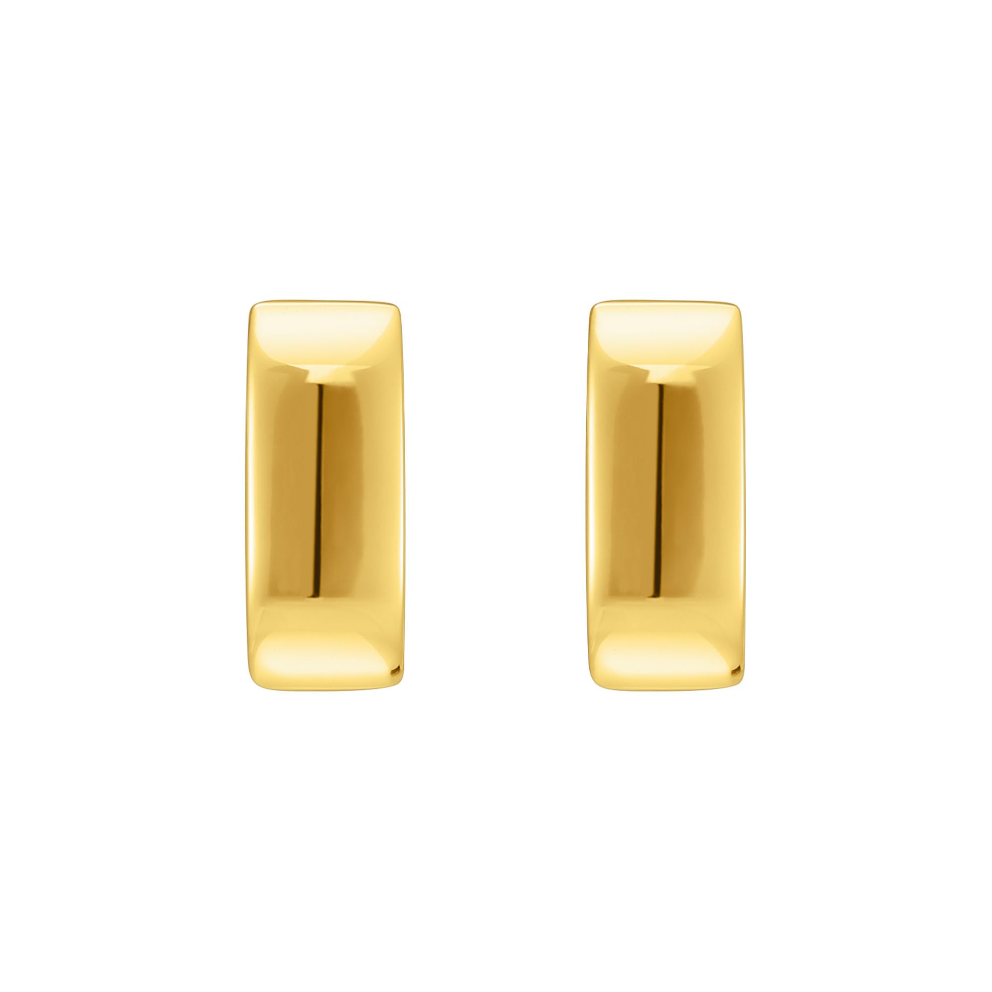THOMAS SABO Creolen 925 Sterlingsilber, 750 Gelbgold Vergoldung