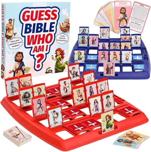 Bible Who Am I Game,Bible Guessing Who Game for Kids,