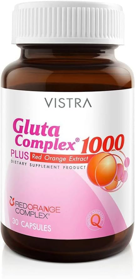 Vistra Gluta Complex 1000 Plus Red Orange Extract 52 5g