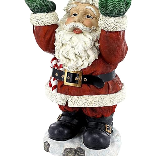 Plateau de service résine Père Noël rangez vos clés avec style