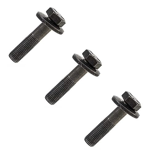 MaxLLTo Paquete de 3 tornillos de repuesto 109-9220 para Toro para modelos de cortacésped Exmark Lazer Z AS CT XS Vantage Turf Tracer HP DS E S X Z
