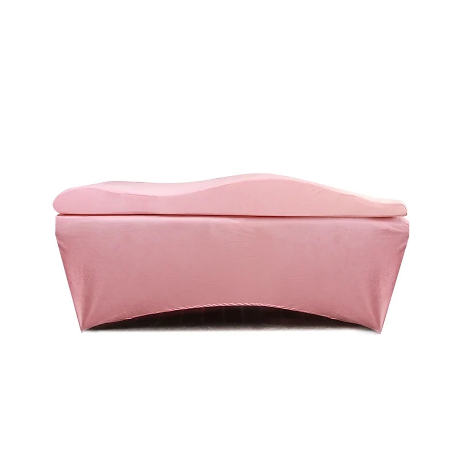 Matelas Table De Massage Surmatelas incurvé en Mousse à mémoire de Forme Rose Lash Beds Coussin Massage(Pink)
