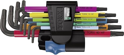 967/9 TX Multicolour Holding Function L-Key Set of 9 (TX8-TX40)