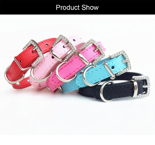 Newtensina Moda Collare per Cani Strass Cuore