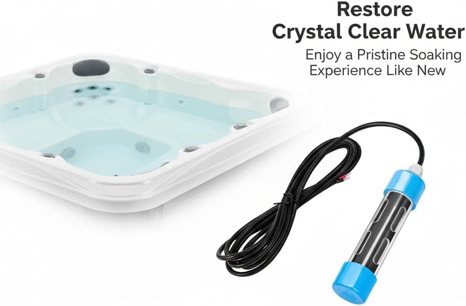 Salt Cell Replacement for ACE® Sanitizing System – Fits All ACE Hot Tubs, Performance Enhanced, Effortless Installation, Premium Spare Part & 1-Year After-Sales Guarantee