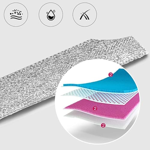 2-in-1-Bodenkehrmaschine, Vielseitiger Staubkehrer, Leistungsstarker Manuelle Teppichreinigungsmaschine, Handschub-Kehrmaschine, Mopp-Reinigungsmaschine mit Tuch (with One Cloth)