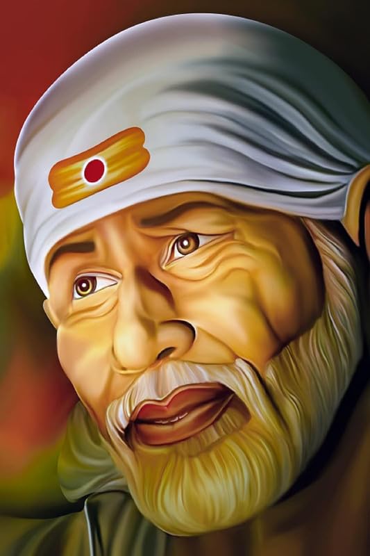 TREXEESai Baba Diamond Art Painting Kits for Adults, Stained Glass Full Drill Diamond Dots Paintings for Beginners, Round 5D Paint with Diamonds Pictures (30X40 CM)(Unframed)-image-37