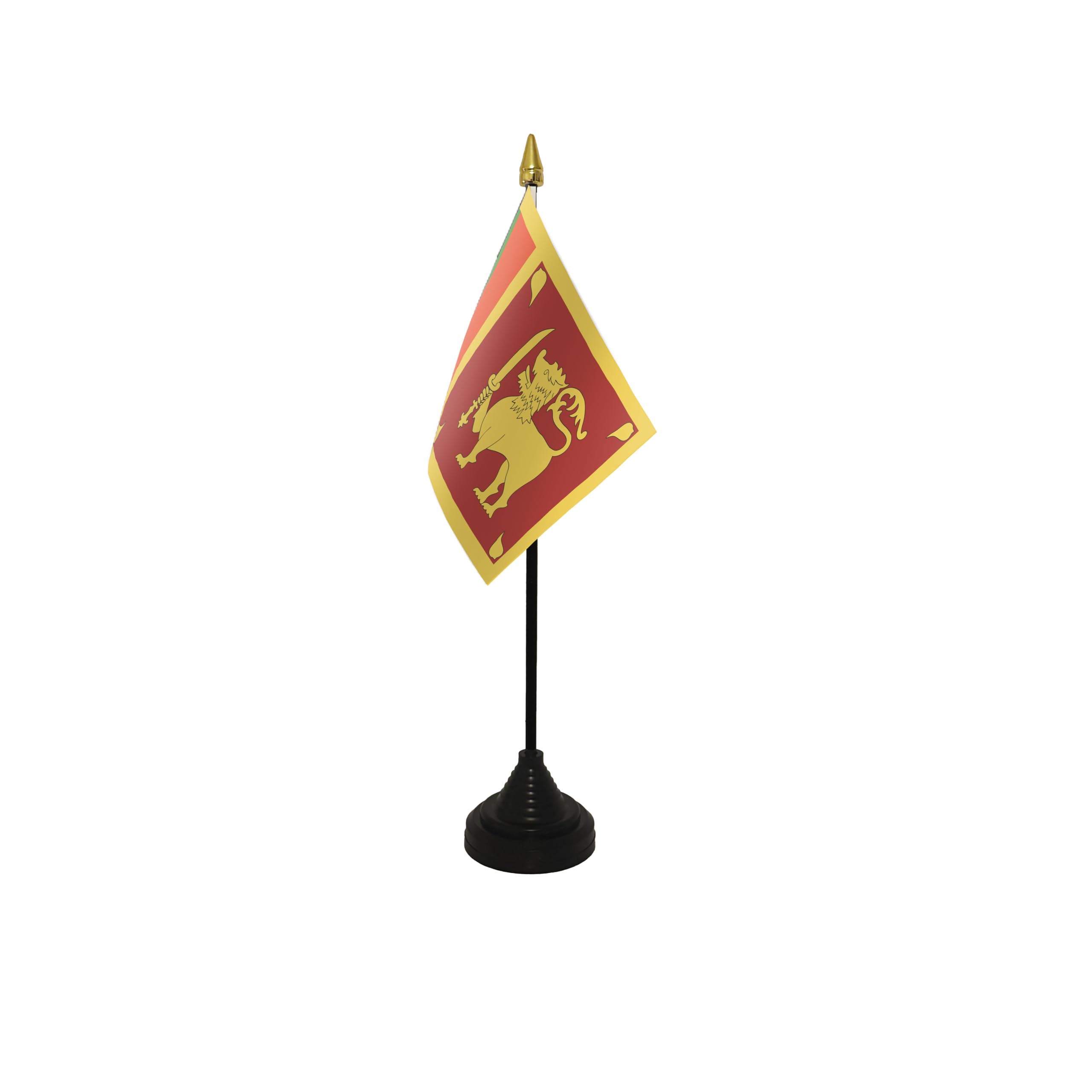 Flagtex Sri Lanka Small Table Flag With Black Base