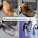 Iivos Fluffy Therian Fox Tail Keychain - Soft Plush Accessory for Cosplay, Ren Faire, and Everyday Use - Detailed Design