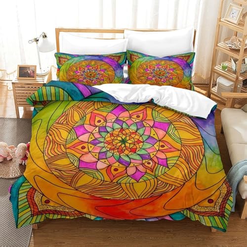 Parure de lit imprimé 3D super douce en microfibre premium 135x200 - 3