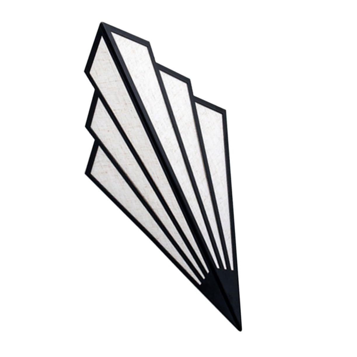 Gadpiparty Decorative Led Wall Lamp Warm Light European Design for Corridor and Stair Easy Installation Creative Wall Light for Bedroom and Home Decor Black