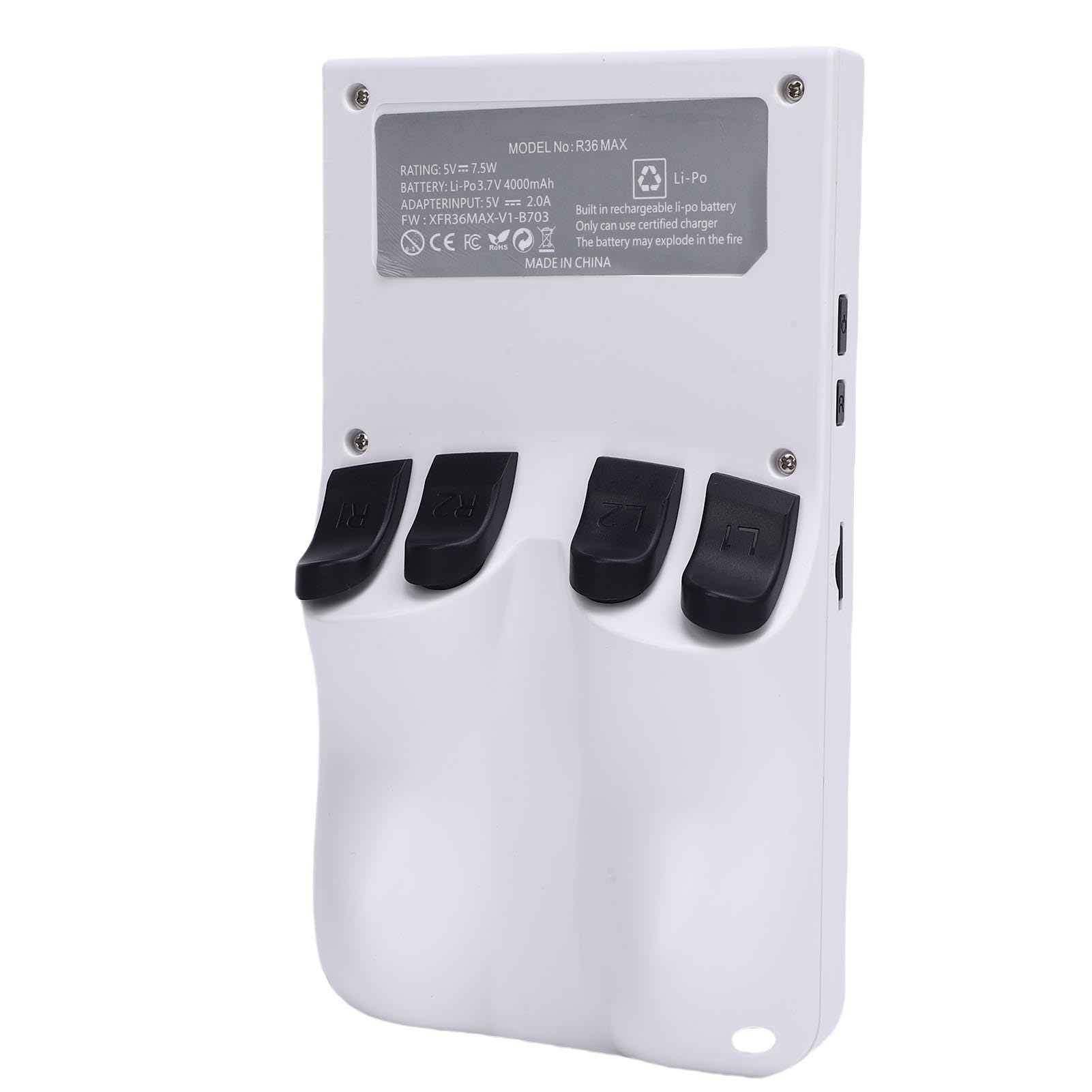 GOWENIC Console di Gioco Portatile retrò |Batteria da 4000 MAh Schermo da 4 Pollici 720x720 Dispositivo di Gioco Portatile da Viaggio con Giochi Integrati 18000 (64G)