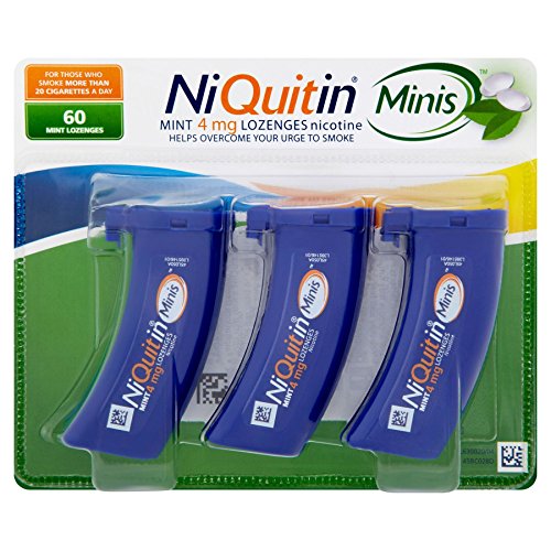 6 x NiQuitin Minis Mint 4mg Lozenges 60 Lozenges