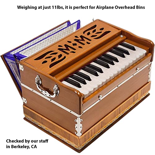 Musician'S Mall HAR002 Travel Harmonium Highly Portable Indian Instrument. Set-Up thumb #2