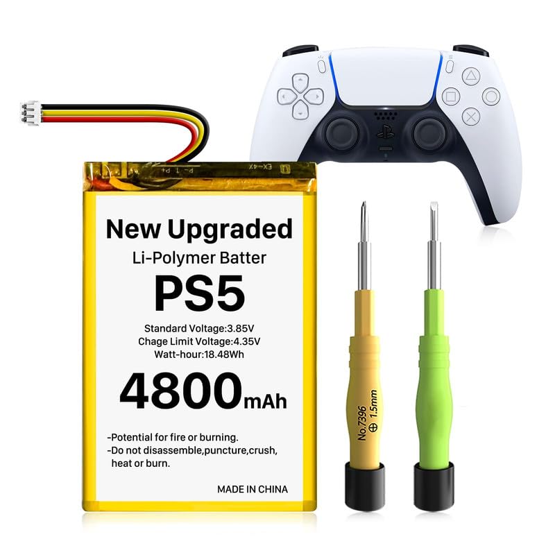 Image of OPSTOCK LIP1708 Li-ion Replacement Batter for Sony PlayStatio 5 Dualsens Controller CFI-ZCT1 W B U Replace PS 5 Batter Pack