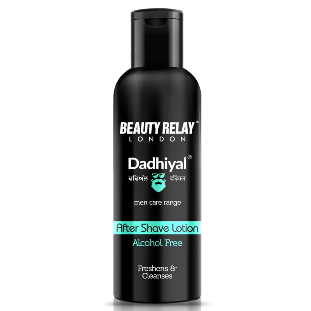Beauty Relay London Dadhiyal Alcohal Free After Shave Lotion For Men With Aloevera, Rosemerry Oil,Eucalyptus Mentha, Lavender Oil. Anticeptic,Soothing,Moisturising & Cooling Effect. 100ml (B09XTMP8Y3) Amazon Price History, Amazon Price Tracker