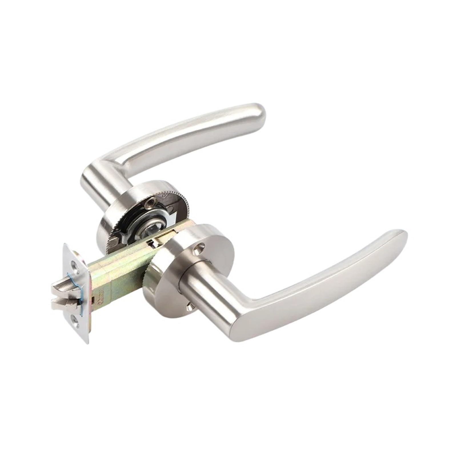 Door handle lock cylinder zinc alloy bedroom three-pole ball hardware
