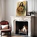 Framed Sacred Heart of Jesus Canvas Wall Art Divine Mercy Wall Decor Pictures Jesus Portrait Poster Print Christian Religious Painting Artwork for Living room bedroom decoration 12x16in