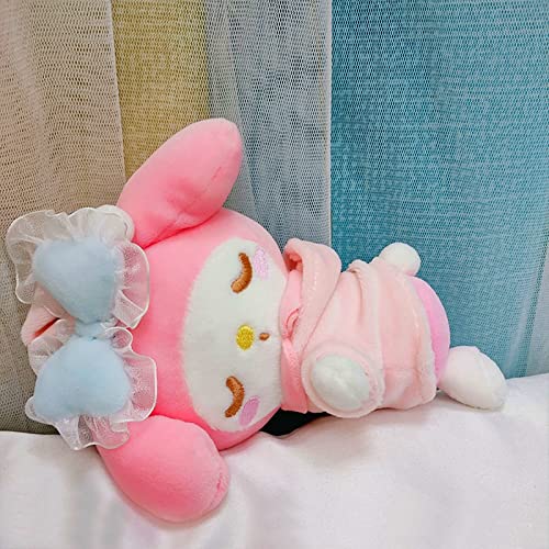 Kabosen My Melody Plush Toys, Kawaii Sleep Cinnamoroll 9inch/23cm Cartoon Stuffed Animals My Melody Cinnamoroll Plush Toy Anime Kawaii Cute Soft Plushie Appease Girls Doll Toys Gifts