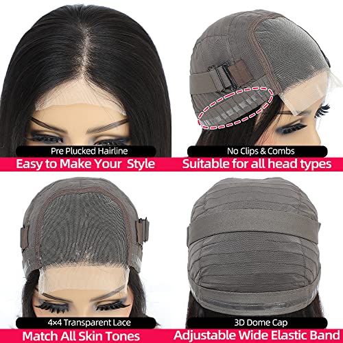 Wear And Go Glueless Bob Wig Human Hair For Beginners Glueless Bob Wigs Human Hair Pre Plucked Pre Cut Ready To Wear Bob Wig Hd Closure Wigs Human Hair With Baby Hair For Women 180% Density 10 Inch #TOP3