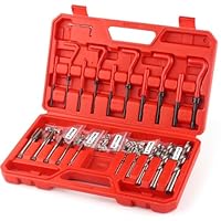 BINGCOBBER Gewindereparatursatz 131tlg HSS Helicoil Set mit M5 M6 M8 M10 M12 Gewinde Reparatur Set Werkzeug Set mit tragbarer Aufbewahrung