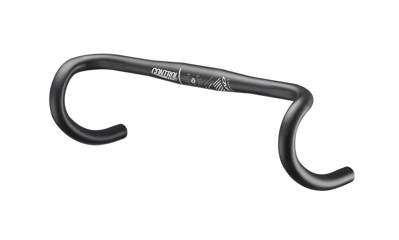 Control Tech One Alloy Round bar, 31.8x380mm, black, Laser-etched Logo