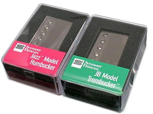 Seymour Duncan Hot Rodded Humbucker & Trembucker Set JB Bridge & Jazz Neck, Nickel Covers