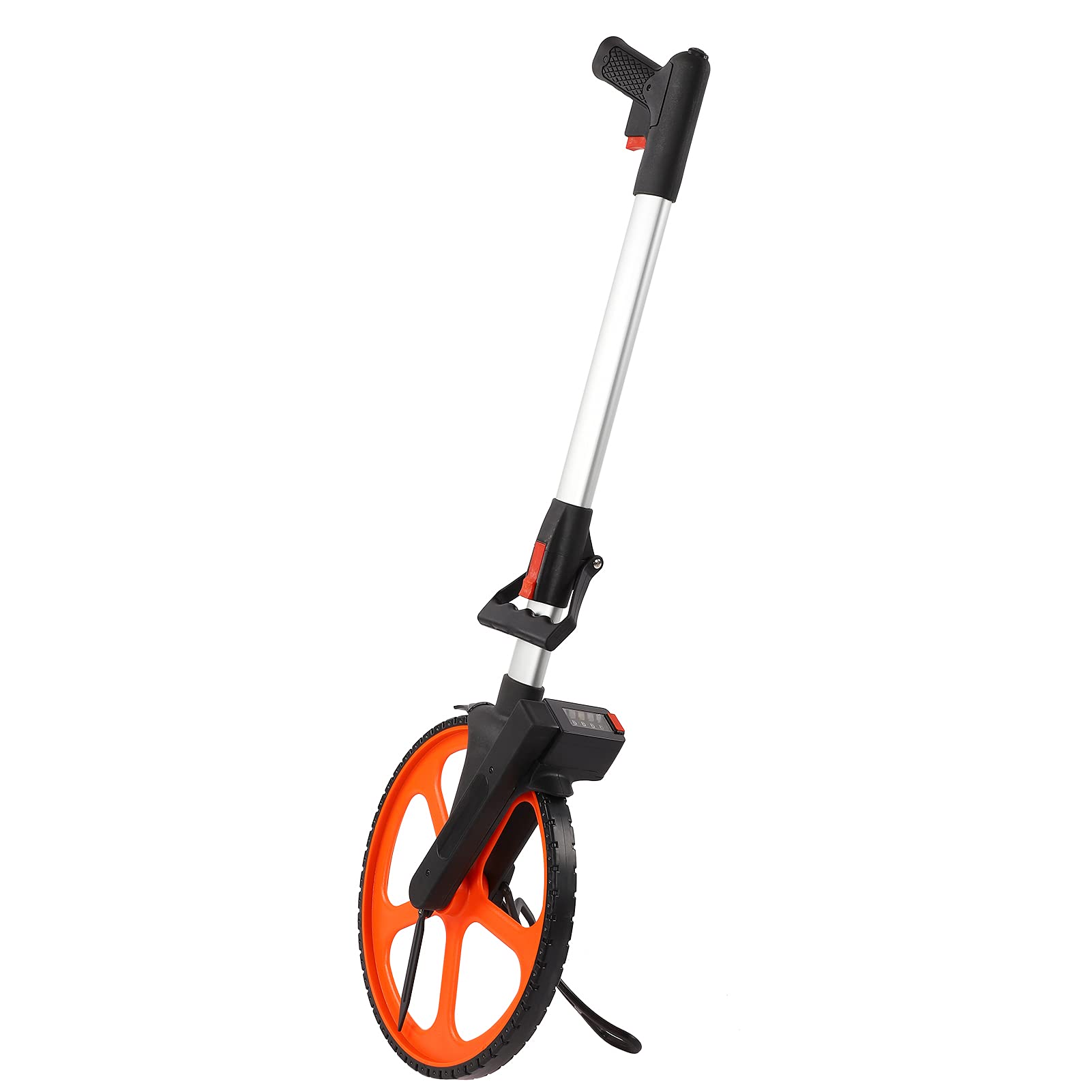 Rueda de Medición de Distancia Contador Mecánico para Trabajos de Topografía Nylon PC Aleación de Aluminio para Campos de Carreteras Rueda de Medición Manual