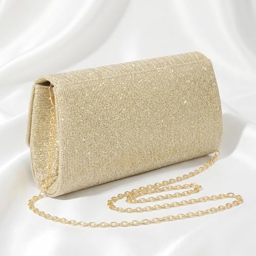 Image of Bow Rhinestone Evening Clutch Purses for Women Weddings Party Prom Diamond Glitter Sparkly Handbag with Detachable Chain