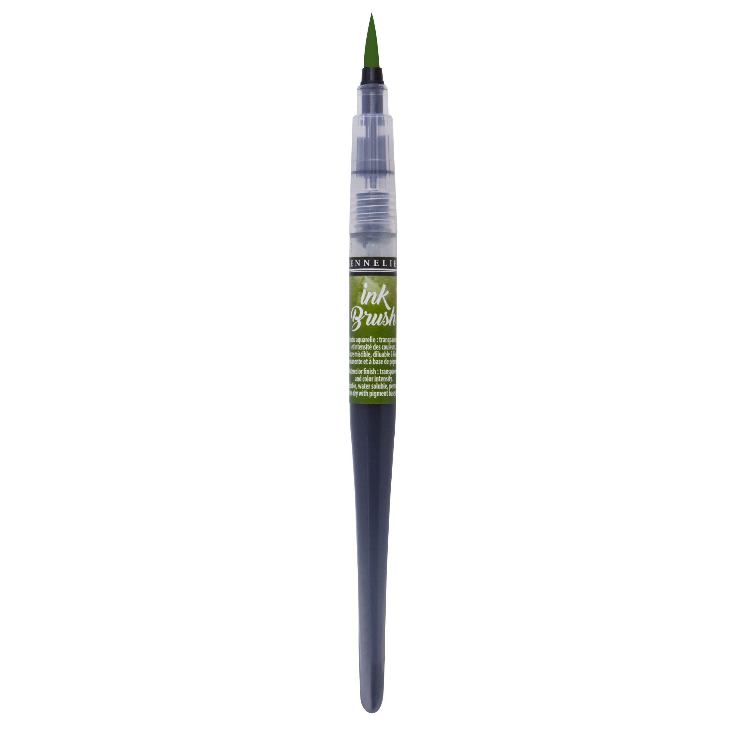 Sennelier Penna a pennello, carta sintetica, verde oliva, 6,​2 g