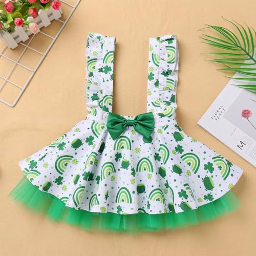 image for IBTOM CASTLE st patricks Day Baby Girl Outfit: Toddler Charming Leprec