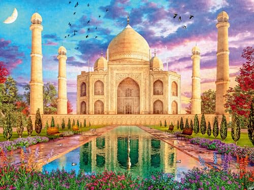 Ravensburger - Puzzle 1500 Piezas El Majestuoso Taj Mahal | Puzzle 1500 Piezas Adultos | Rompecabezas Adultos Y Niños De 14 Años O Más | Regalos para Niños 14 Años O Más | Mide 80x60cm