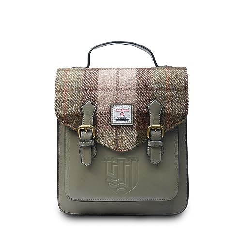 Islander HarrisTweed The Calton Backpack, Chestnut Tartan