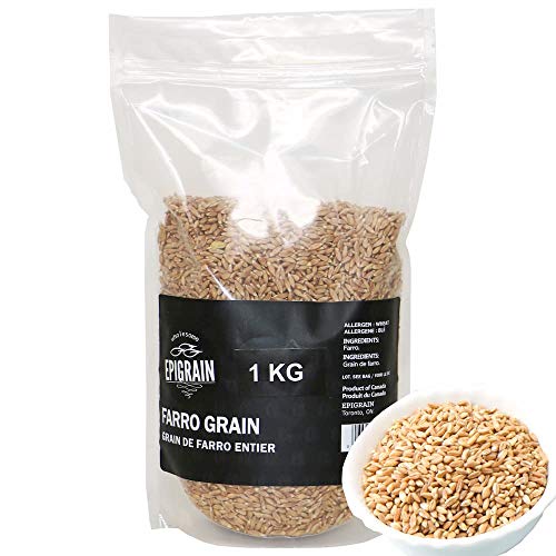 Epigrain Canadian Farro Whole Grain, 1kg (2.2lbs) | Vegan, Naturally Organic, High in