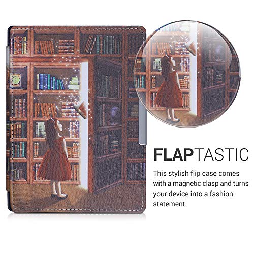 kwmobile hoes compatibel met Kobo Aura H2O Edition 1 - Case voor e-reader in meerkleurig - Magische Bibliotheek - Image 3