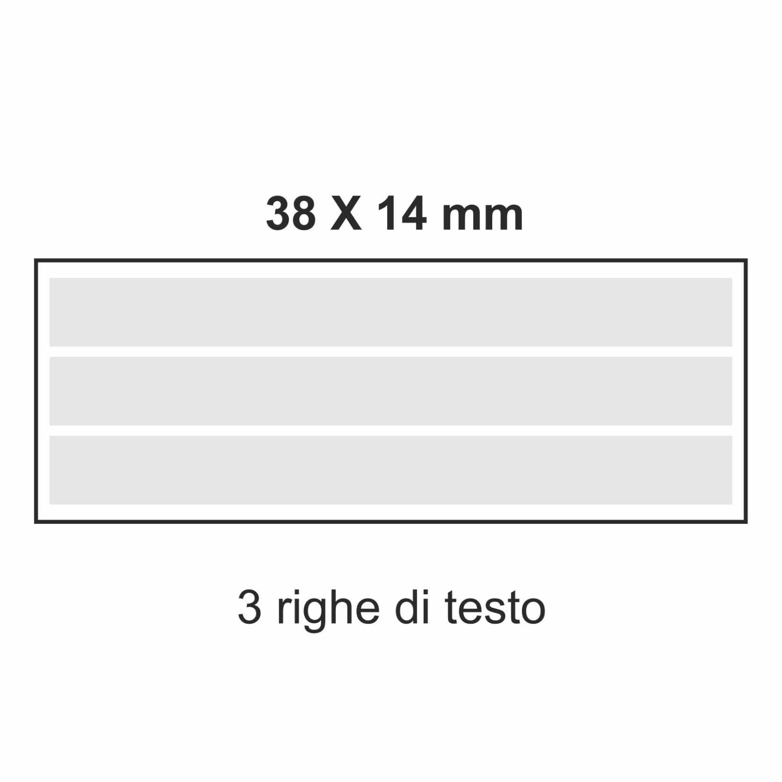 Timbro Autoinchiostrante Tascabile Personalizzabile