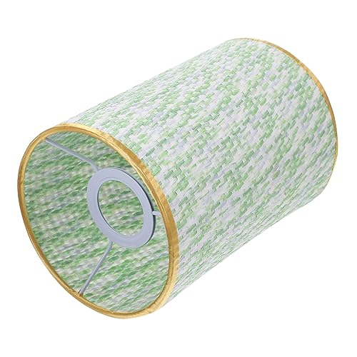 Tofficu Pantalla de Lámpara de Tela Tejida Colorida Duradera y Fácil de Instalar con Soporte de Hierro para Lámparas de Mesa Protectora para Iluminación