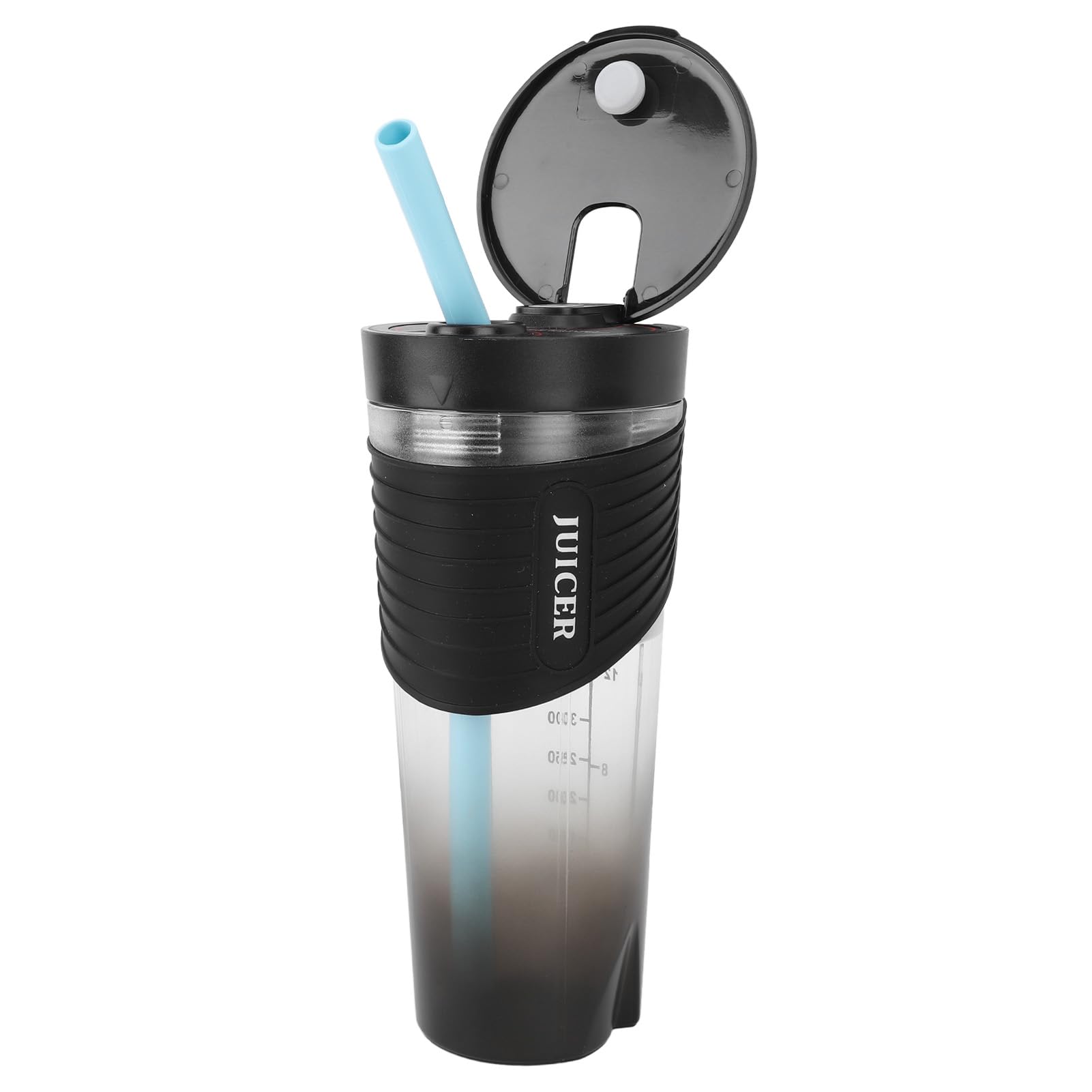 Mini Mélangeur de Voyage, capacité de 460 Ml, Mélangeur Portable Puissant, Presse-agrumes Rechargeable avec Paille en Silicone, Mélangeur de Fruits électrique Personnel pour