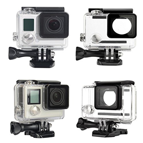 AxPower Protective Underwater Diving Housing Waterproof Case 30M Depth for GoPro Hero 3/3+/4