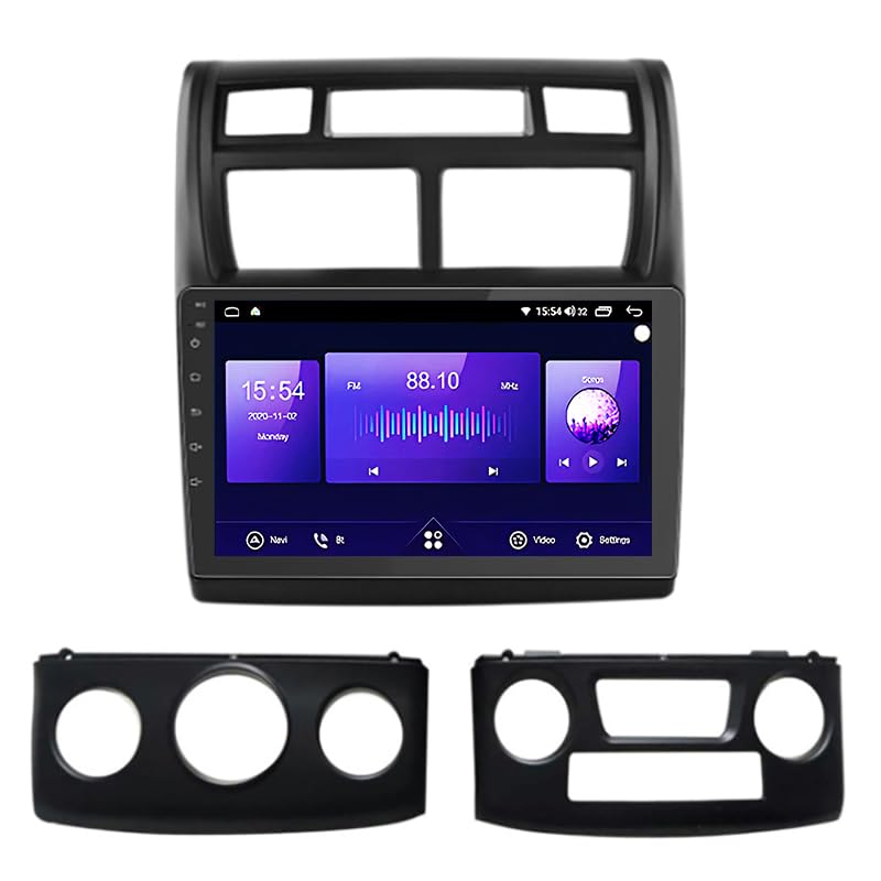 【Schermo CarPlay e Android Auto】Questo schermo CarPlay wireless supporta sia le connessioni CarPlay wireless che Android Auto. Una volta stabilita la connessione Bluetooth, è possibile accedere alle mappe e alla navigazione del telefono, alla riproduzione musicale e alle funzioni di risposta alle chiamate, contribuendo a un'esperienza di guida più sicura e intelligente.