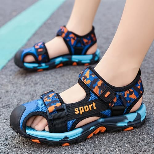 IWIHMIV Little Boy Sandals Boy Summer Shoes Girls Water Sandals Big Kids Sandals Slip on Athletic Sandals Outdoor Casual Shoes2